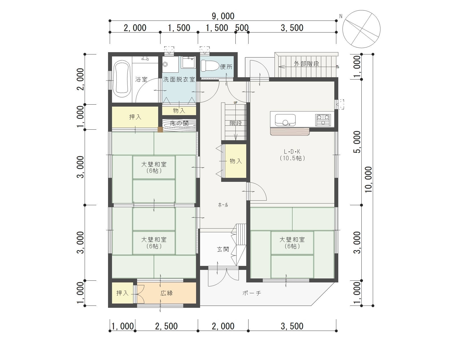 1階間取り図