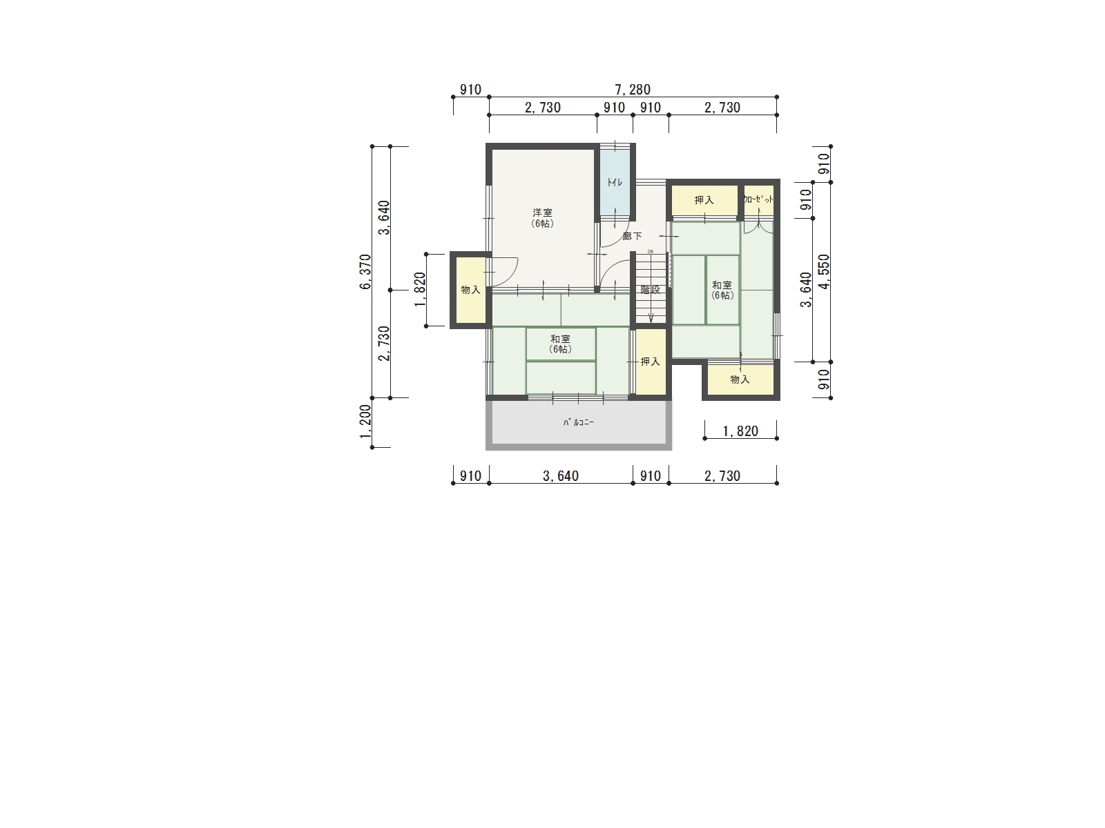 2階間取り図